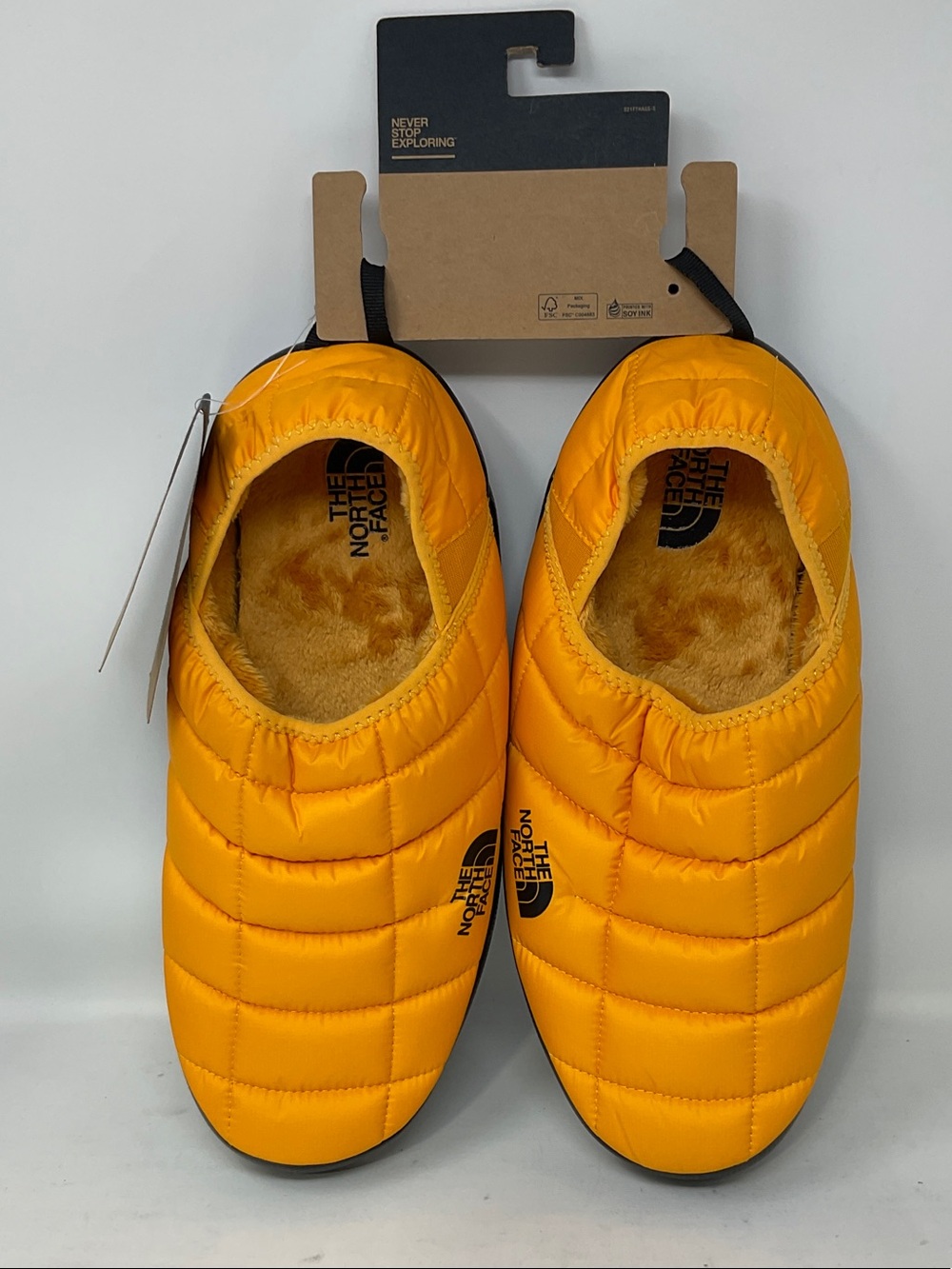 The North Face Men’s Quilted Slip-On Loafers - Yellow